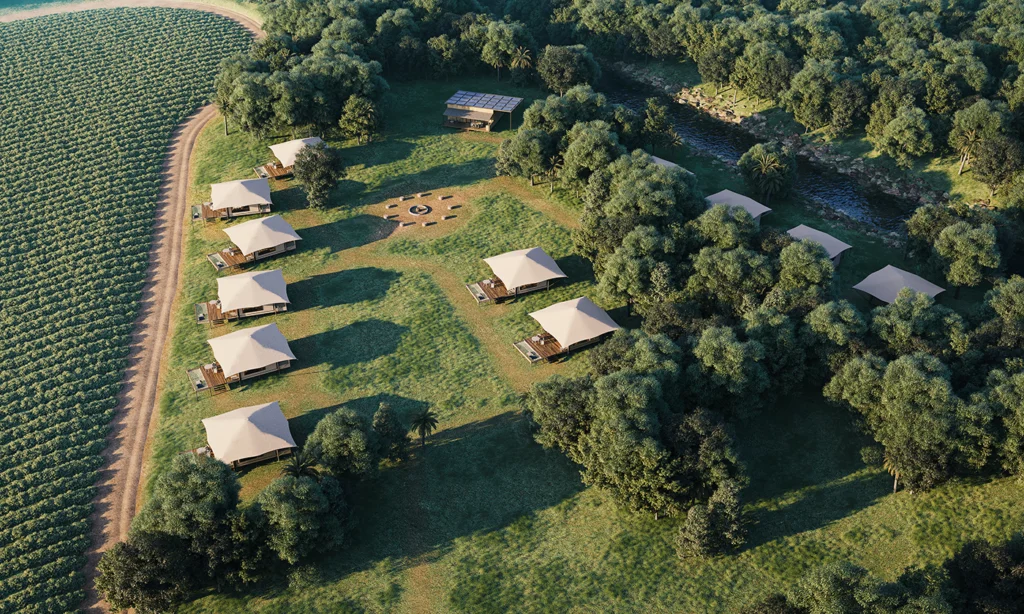 Roam Escapes by Cloud Collective Branding and 3D Visualisation